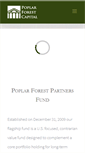 Mobile Screenshot of poplarforestfunds.com