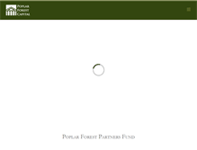 Tablet Screenshot of poplarforestfunds.com
